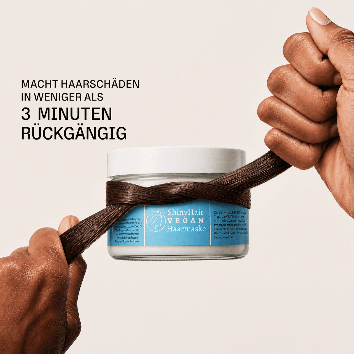 ShinyHair veganistisch haarmasker