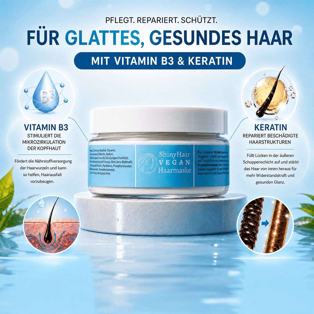 ShinyHair veganistisch haarmasker