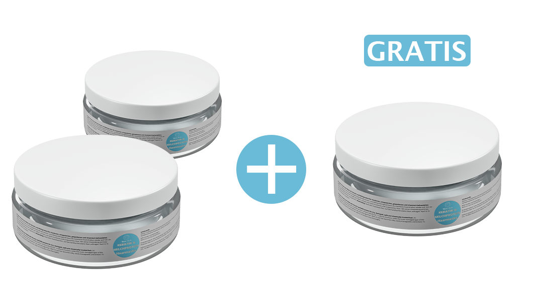 2X Glanzend Haar Haarmasker + GRATIS 1X Glanzend Haar Haarmasker
