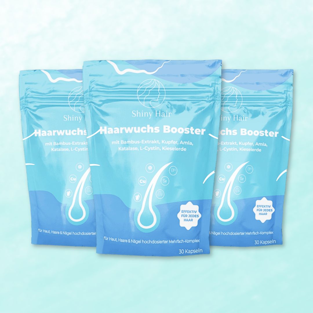 3x ShinyHair Haarwuchsbooster