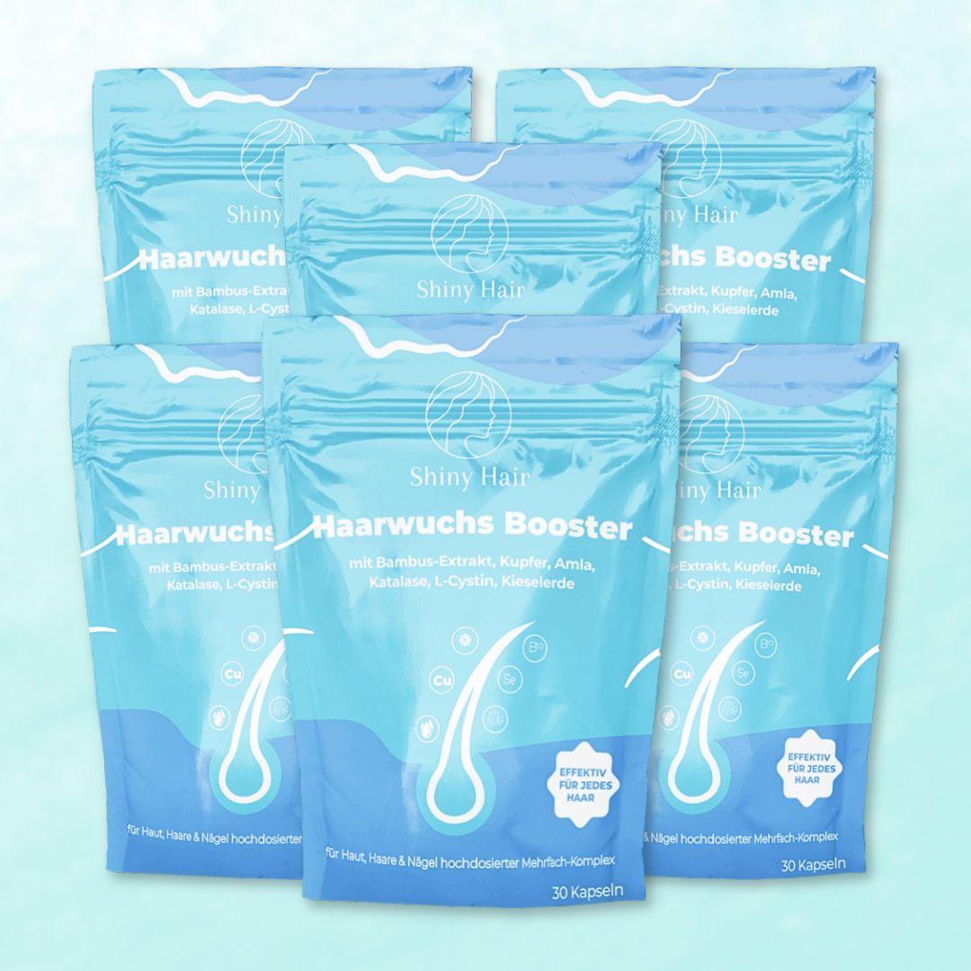 6x ShinyHair Haarwuchsbooster