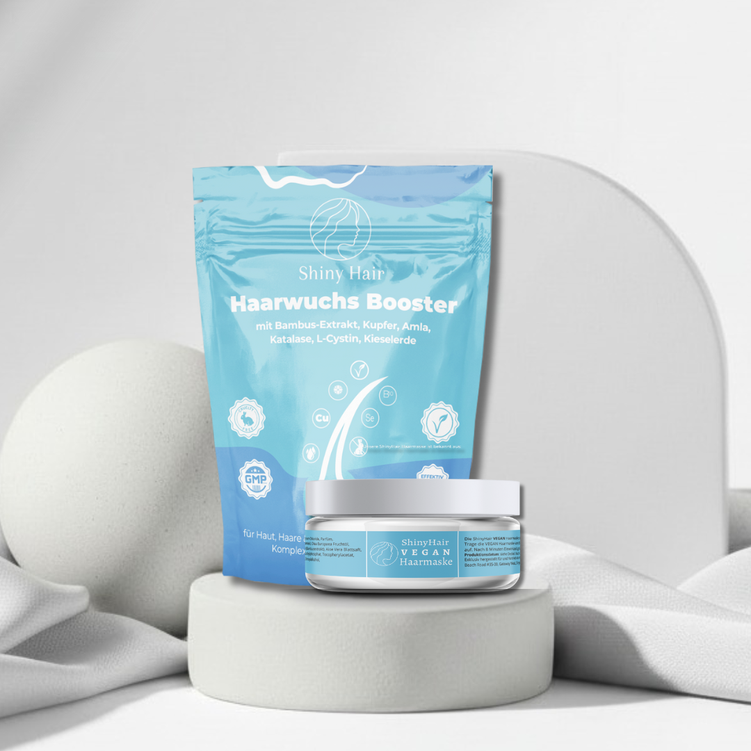 Haarkur: Haarwuchsbooster + Haarmaske vegan