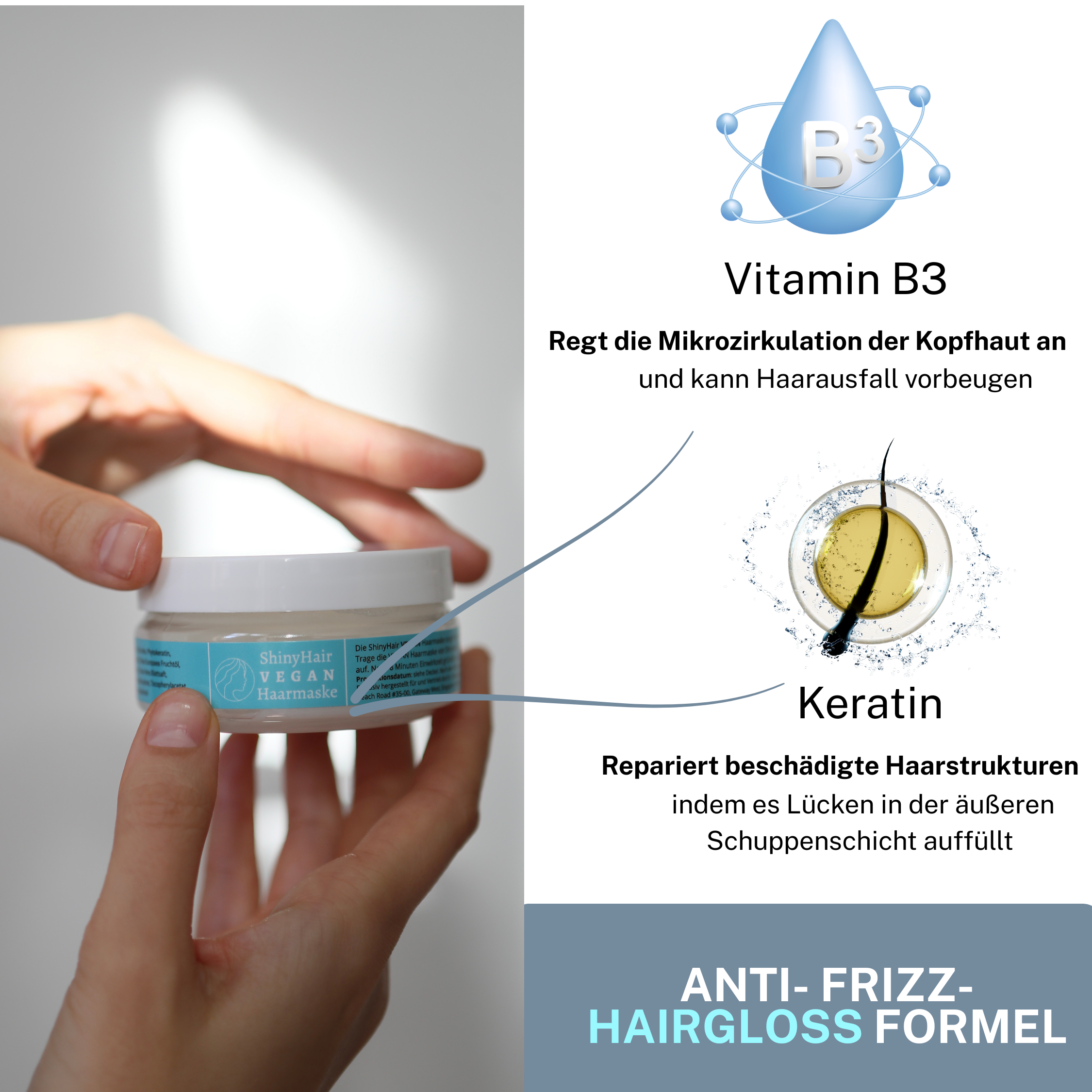 Glanzend Haar | reparatieset