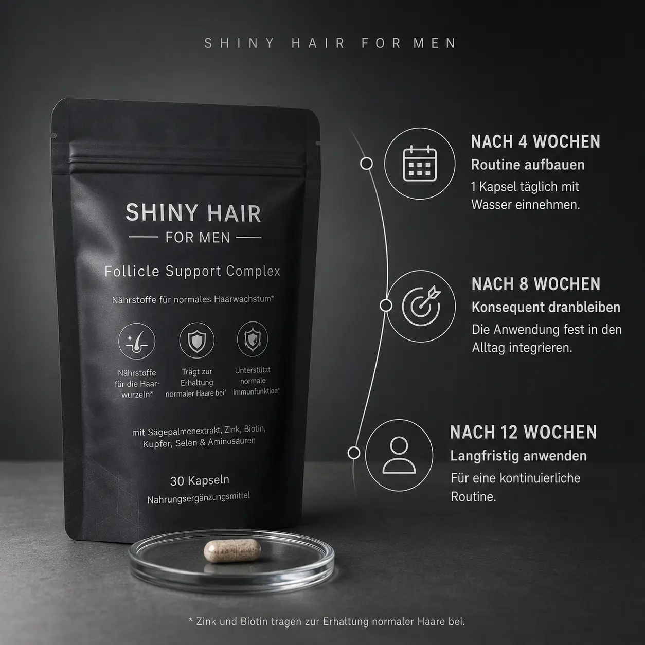 ShinyHair - Follicle Support Complex - for men