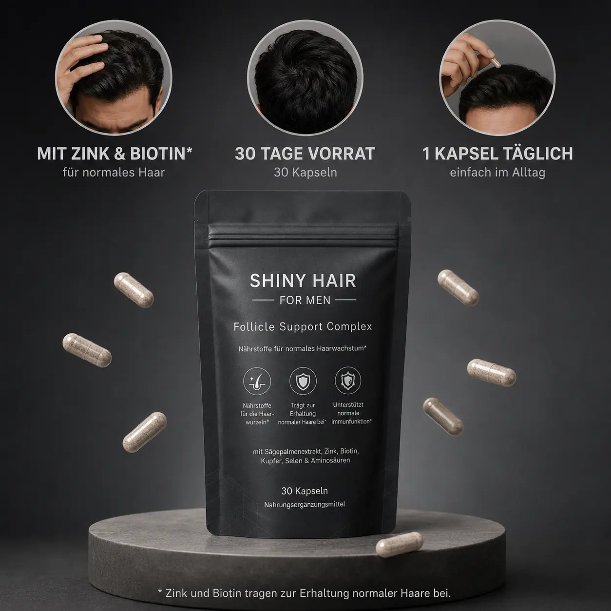 ShinyHair - Follicle Support Complex - for men