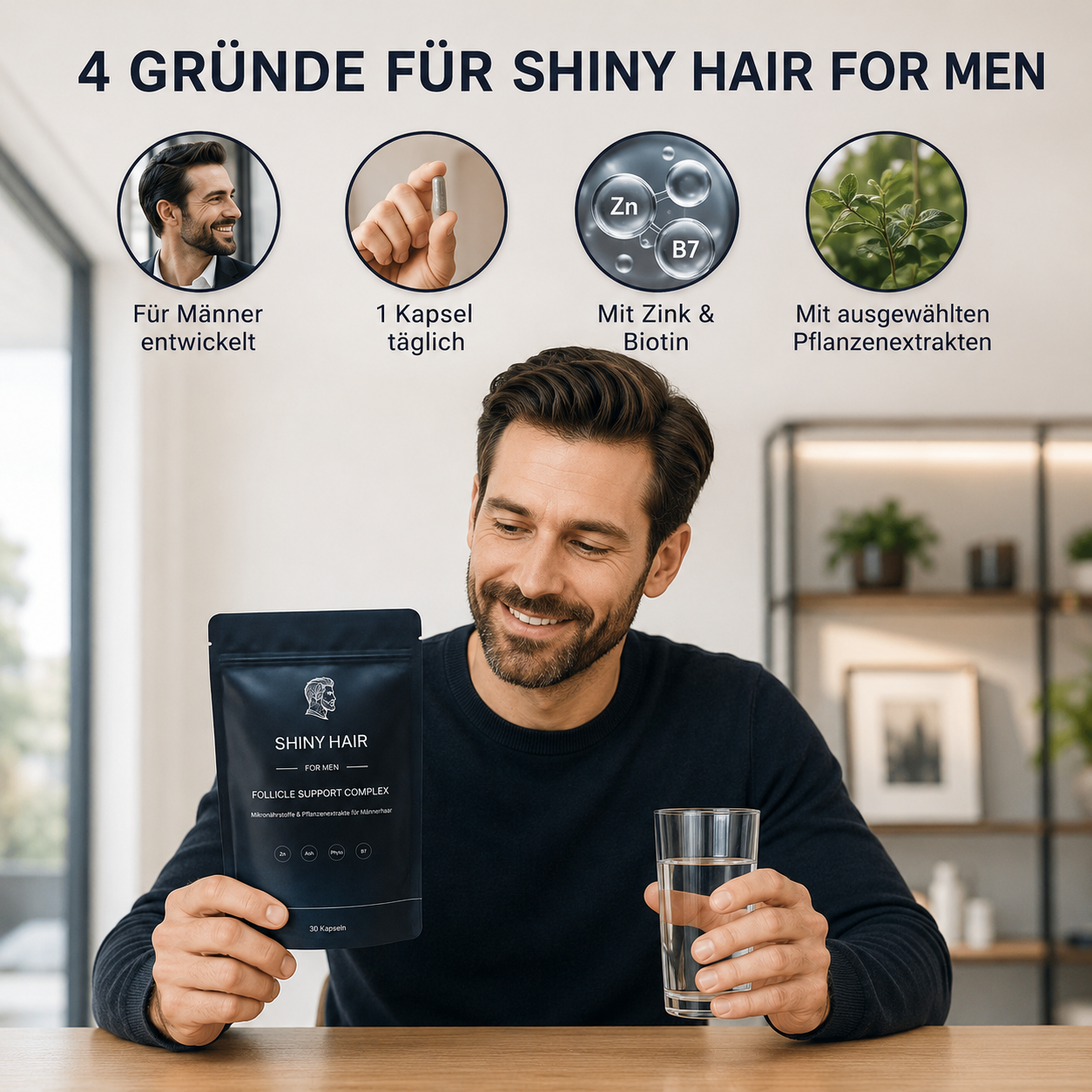 ShinyHair - Follicle Support Complex - for men